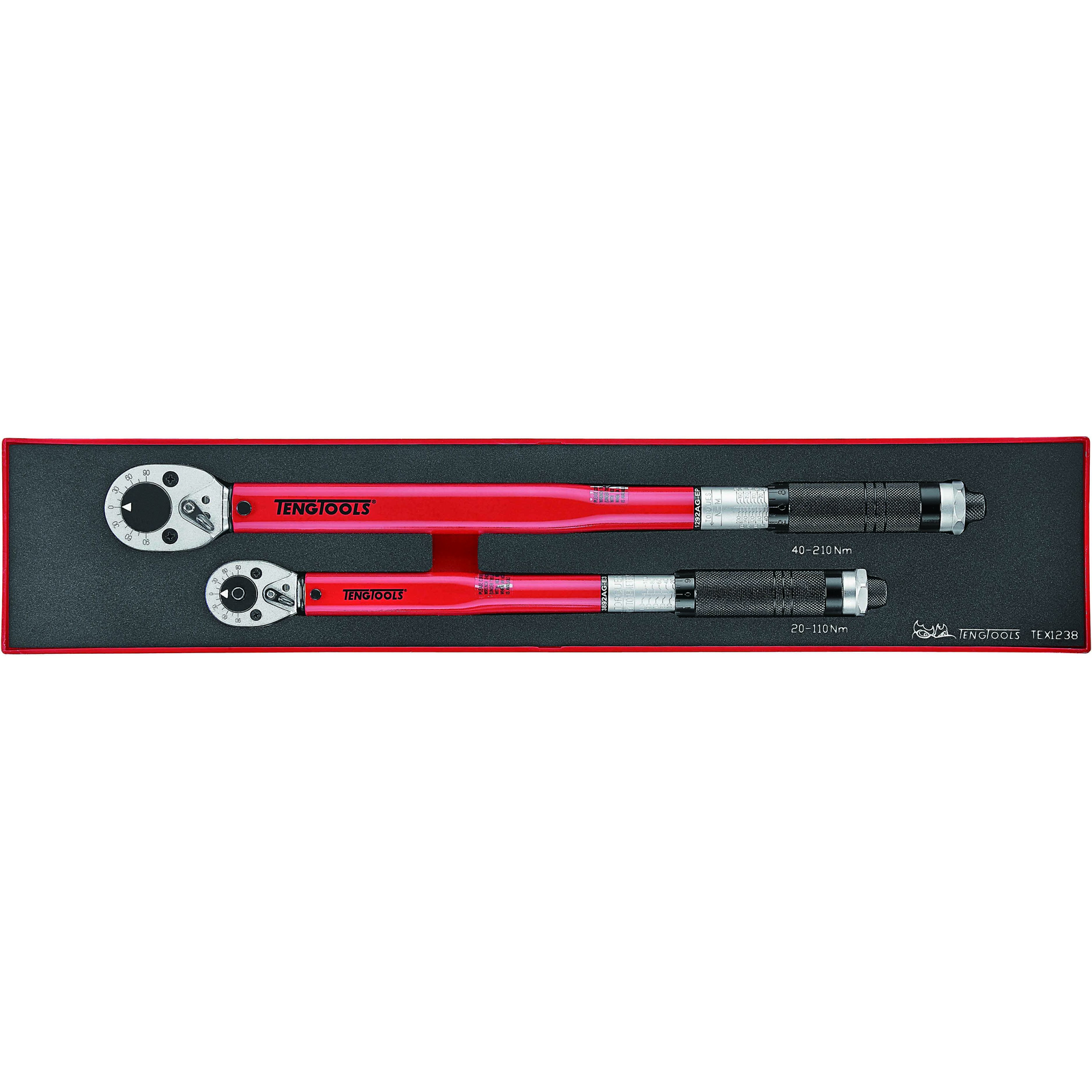 Teng Tools Zestaw 2 kluczy dynamometrycznych Teng Tools TEX1238 (238410104)-0